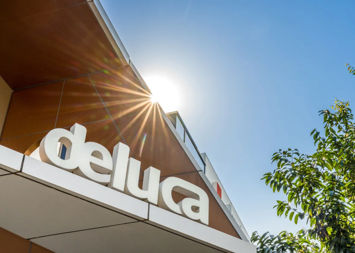 Deluca head office signage