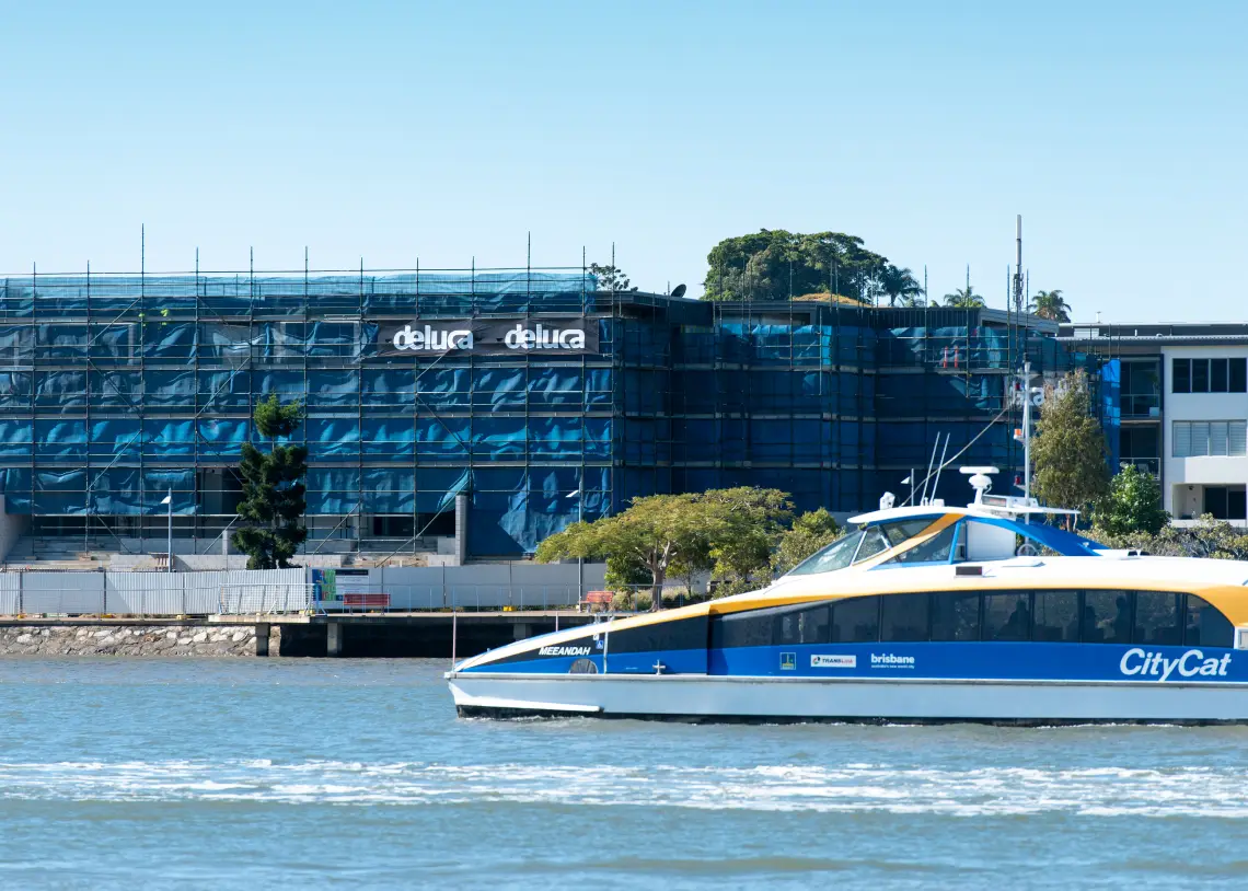 Deluca high level property development signage