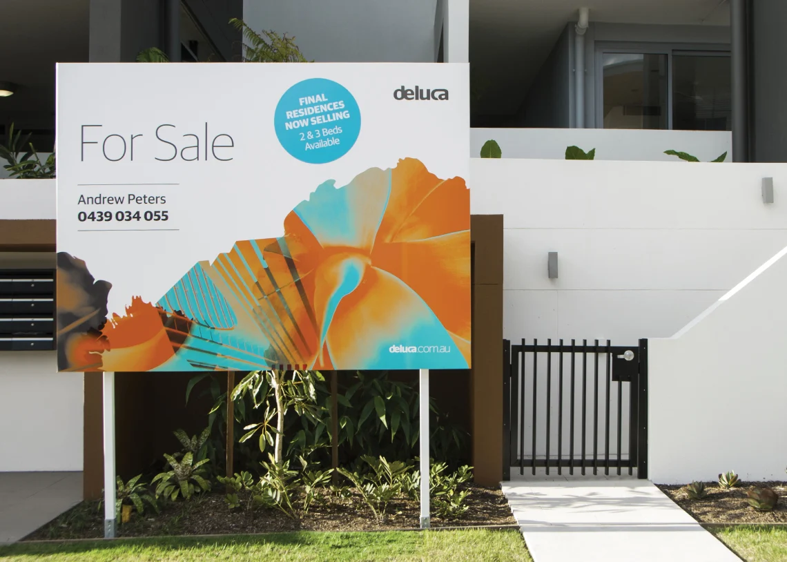 Deluca residential real estate signage