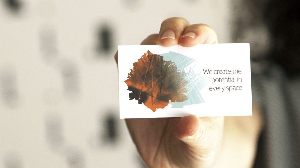 De Luca rebrand by Lloyd Grey business card design