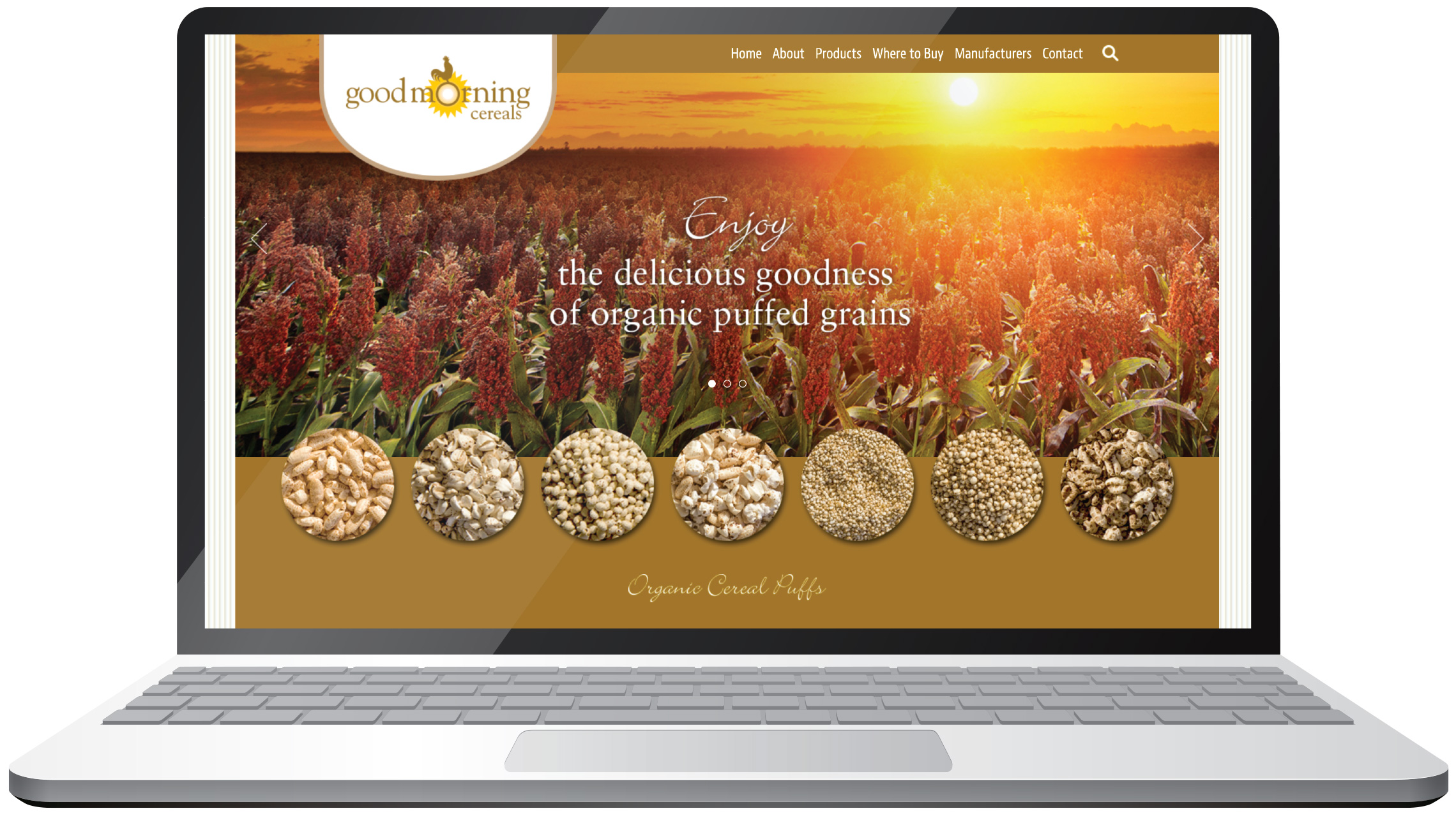 Good Morning Cereals website