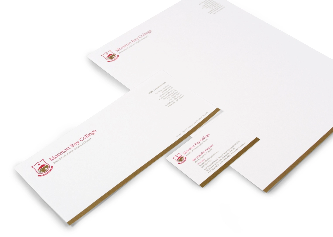 Moreton Bay College templates and comms