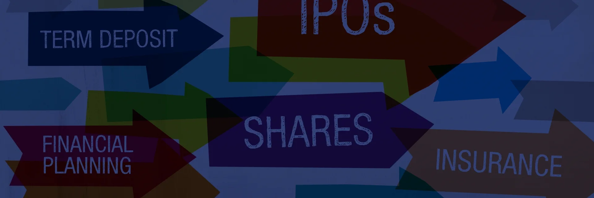 Morgans brand banner arrows