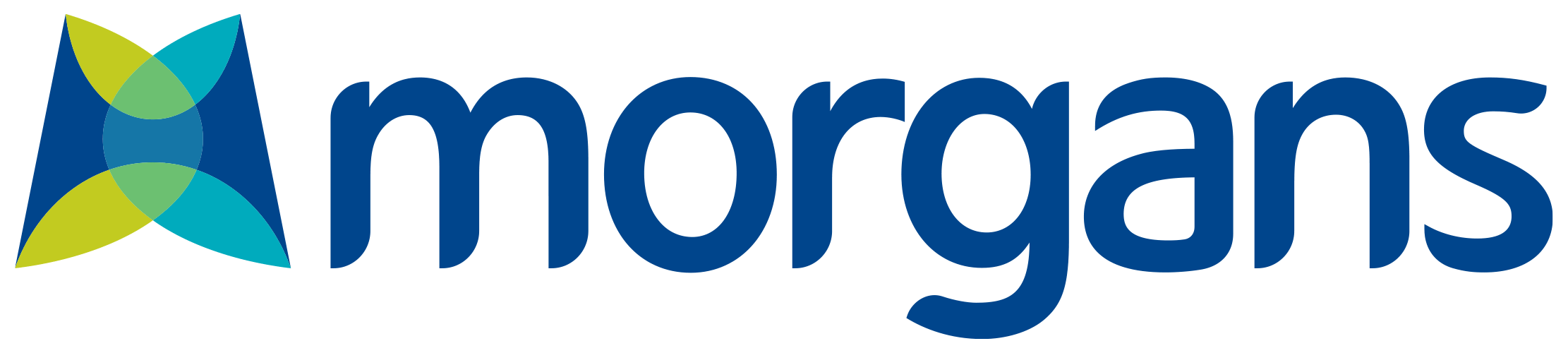 Morgans landscape format logo brandmark