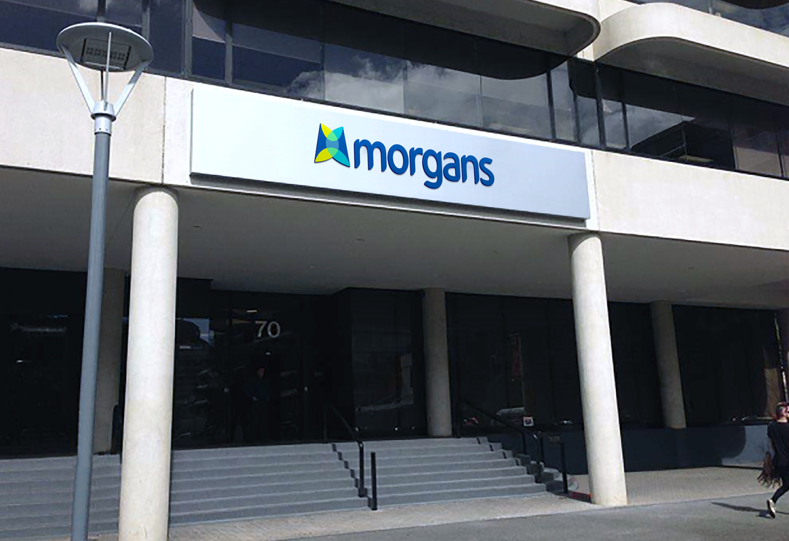 Morgans high level sign