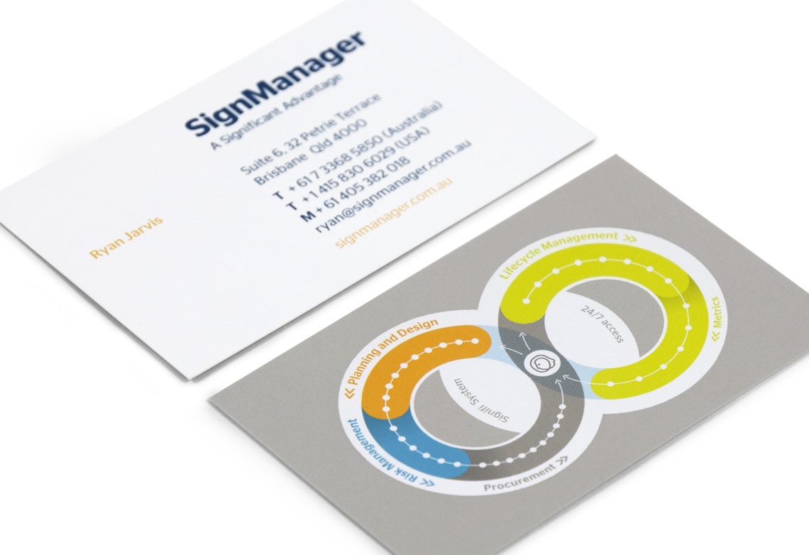 SignManager business card