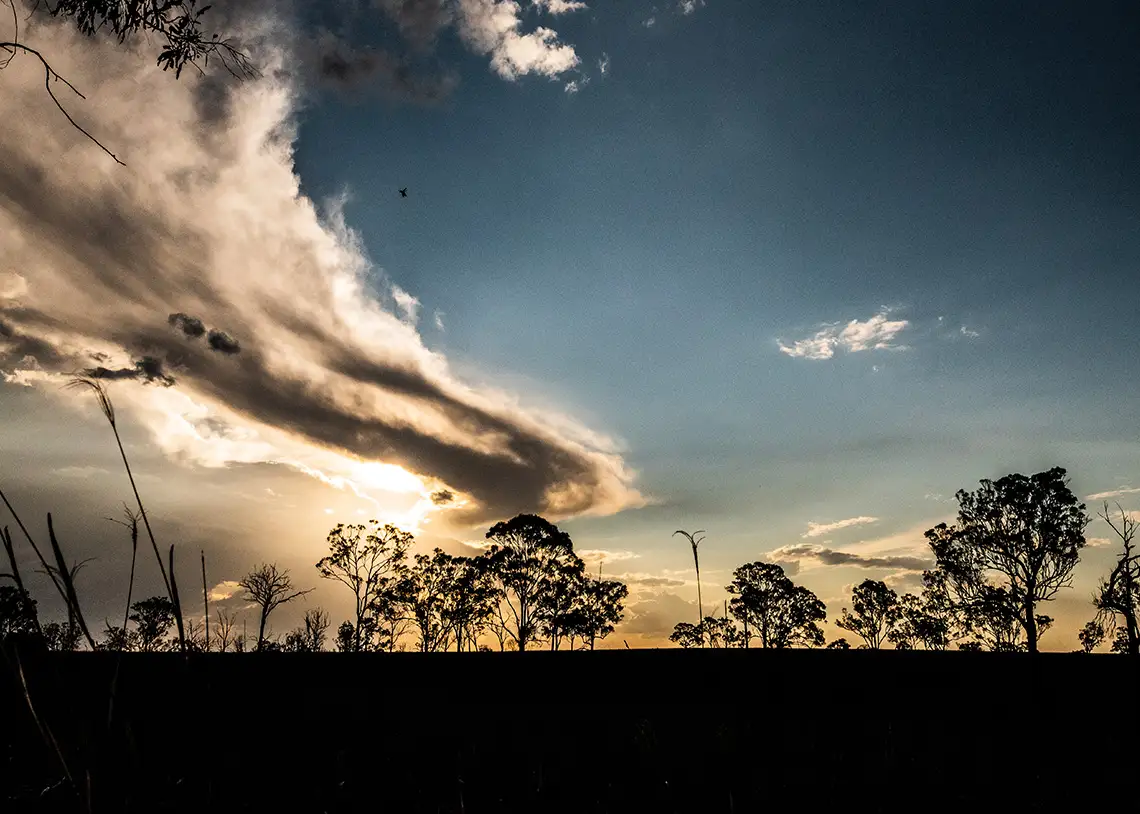 South Burnett landscape with dramatic sky