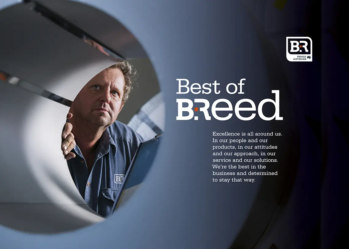 B&R Enclosures Best of Breed brand language poster