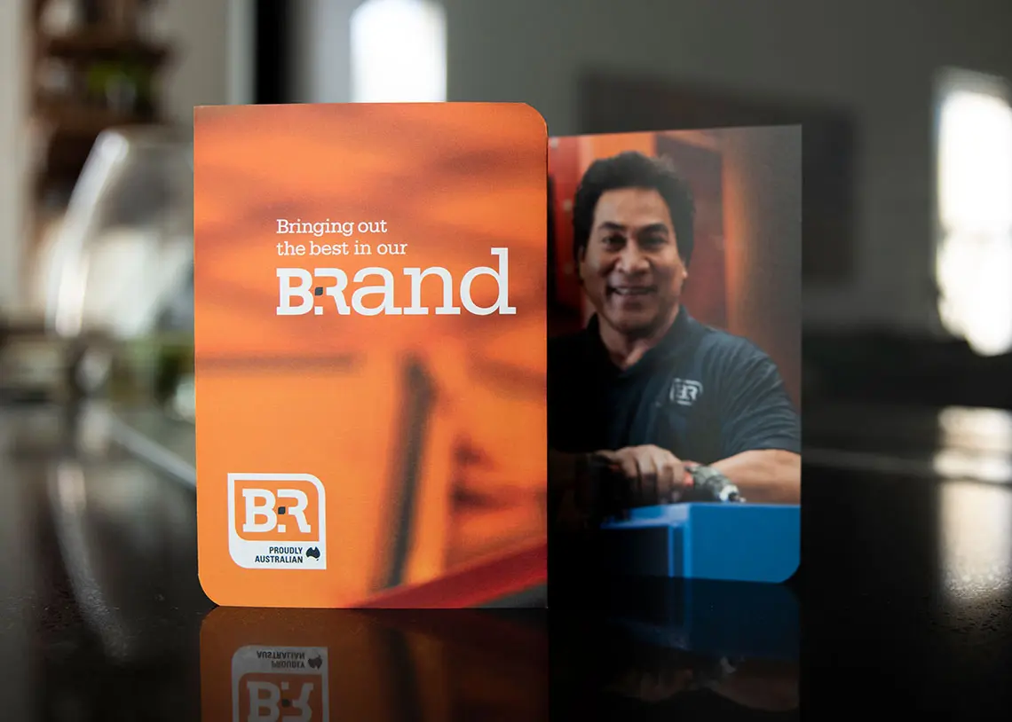 B&R brand launch booklet