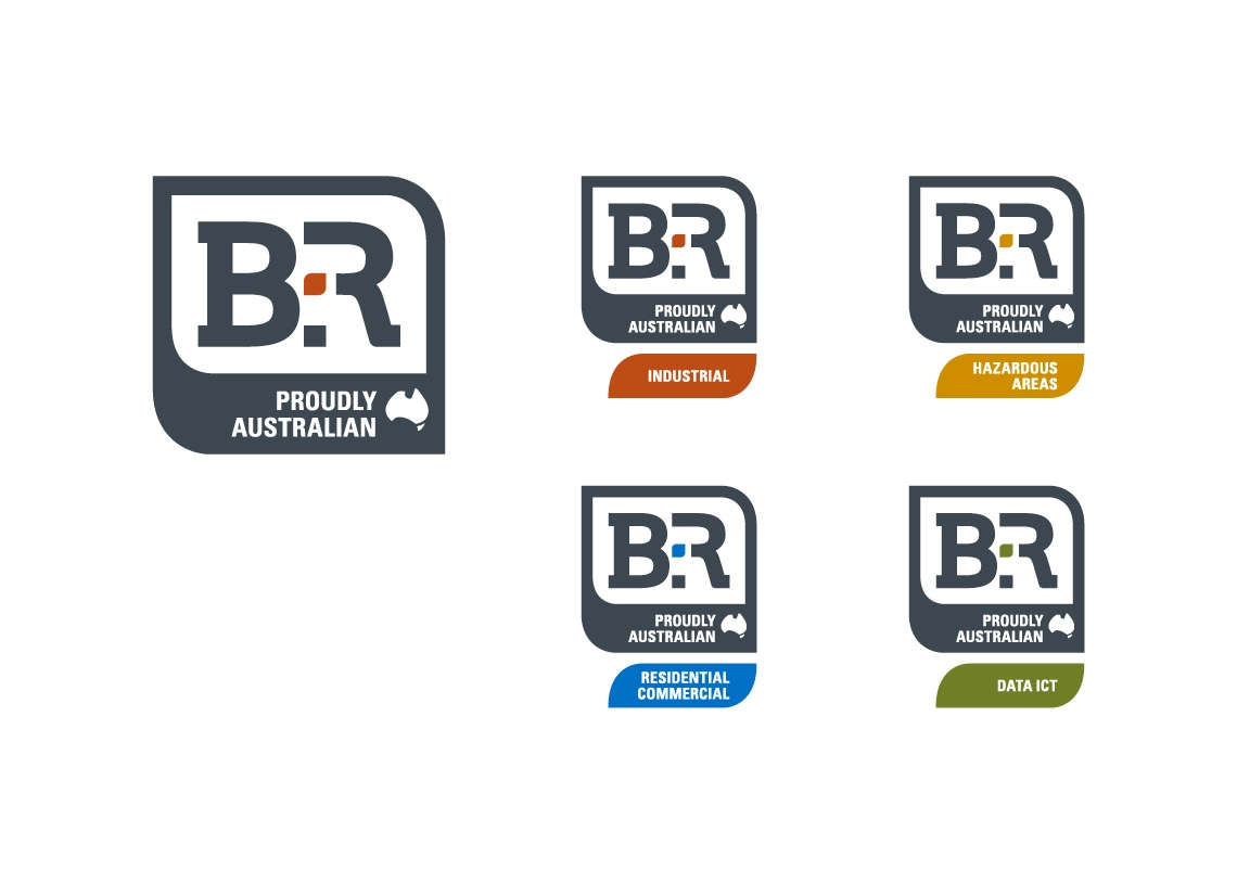 B&R Enclosures brandmark family