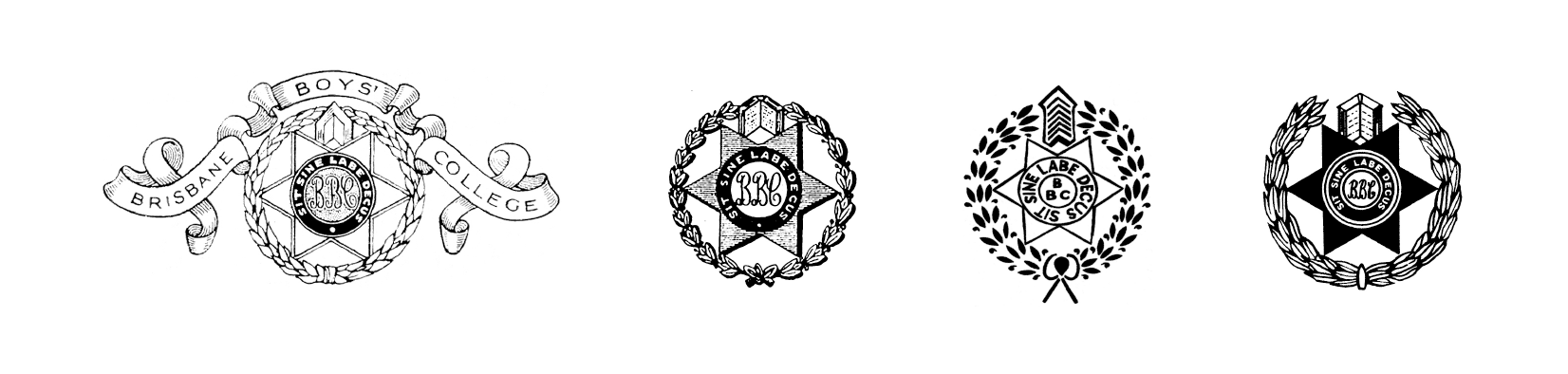 BBC historical versions of the school crest