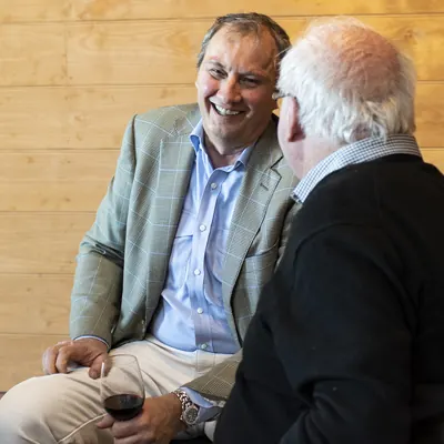 Brett Heading with guest