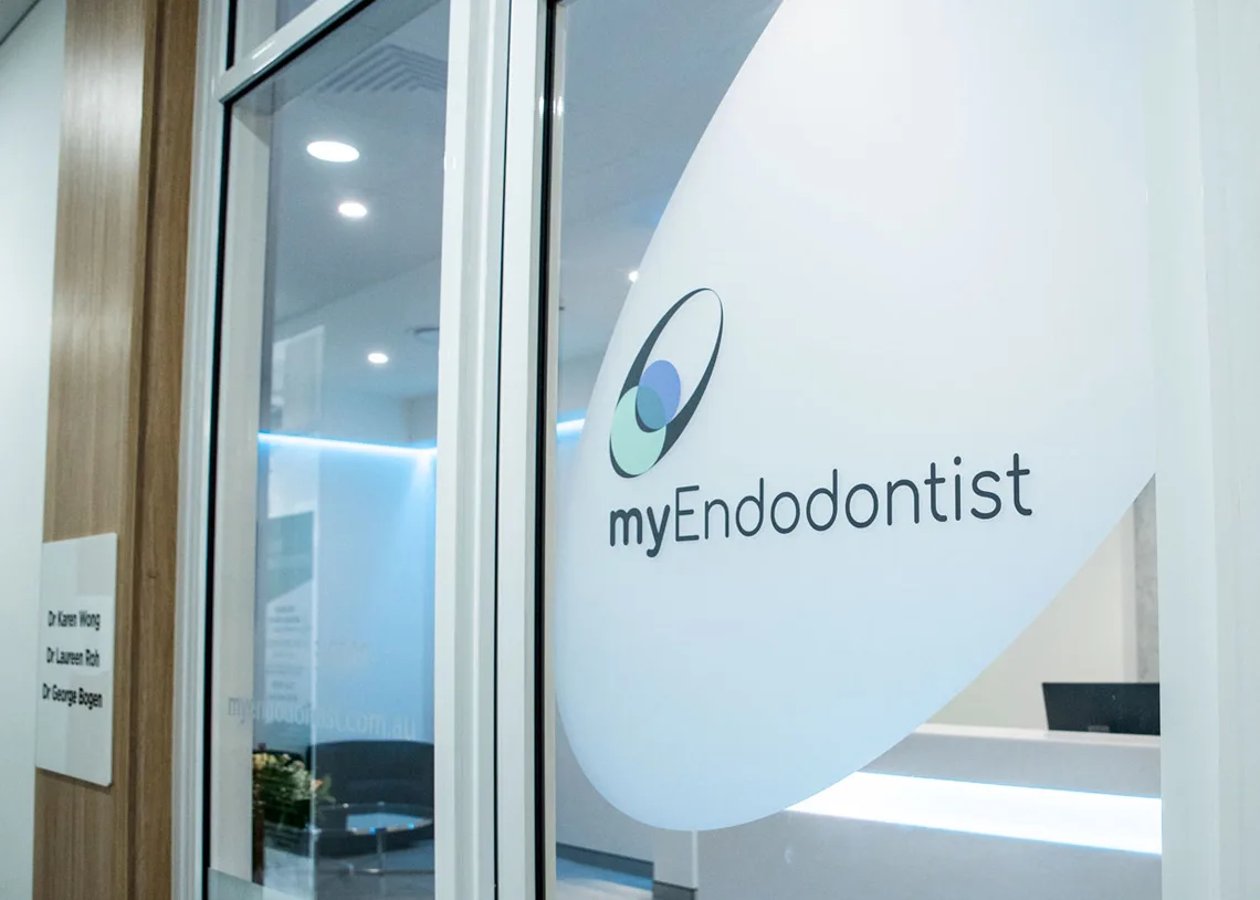 myEndodontist practice entrance sign